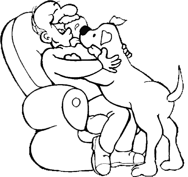 Large Coloring Pages For Elderly Coloring Pages