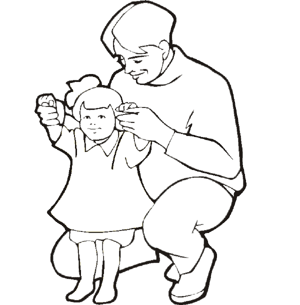 daddys little girl coloring pages - photo #34