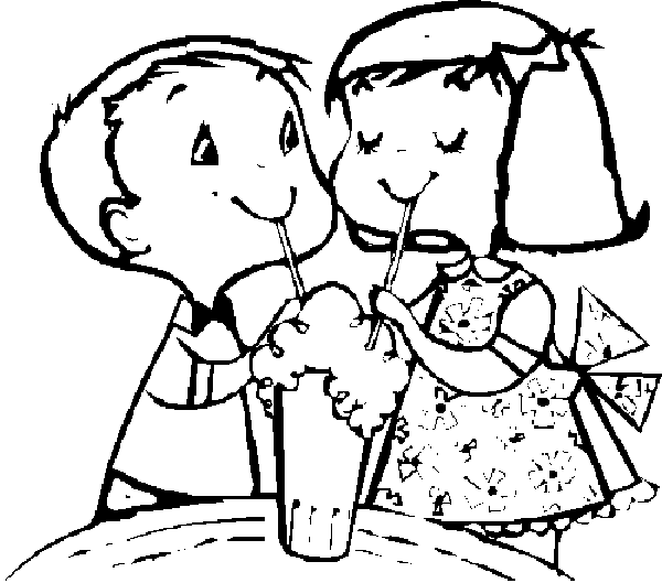 ice cream shop coloring pages - photo #21
