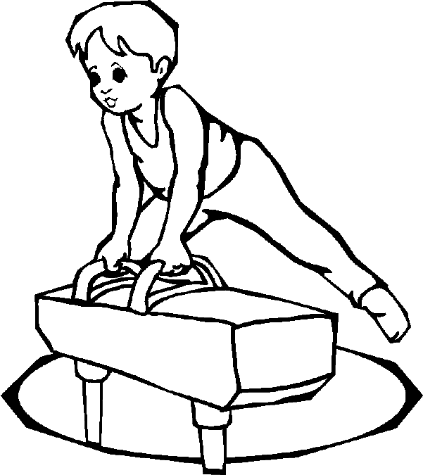 Download Olympics Coloring Pages: Gymnastics coloring pages for the ...