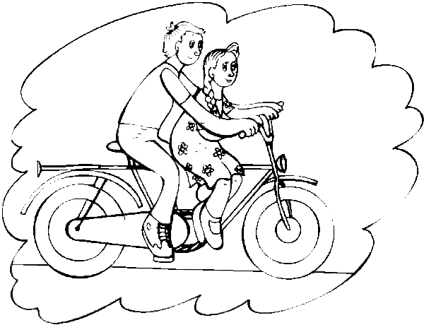 Riding a bicycle built for two on summer vacation! Tandem bikes on a family trip, family vacation