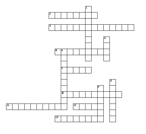 online crossword puzzle: Printable Back to School crossword puzzle